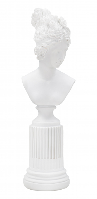 Decoratiune Woman, Rasina   , Alb, 35.5x11x10 cm [6]
