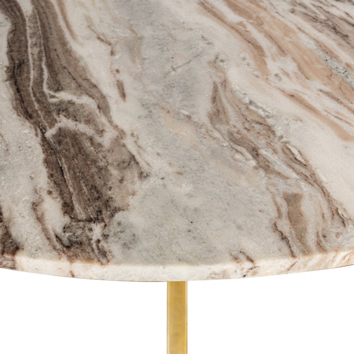 Masă de dining Bottega 140Ø (Alb), Dims: 77.0 x 140.0 x 140.0 cm [5]