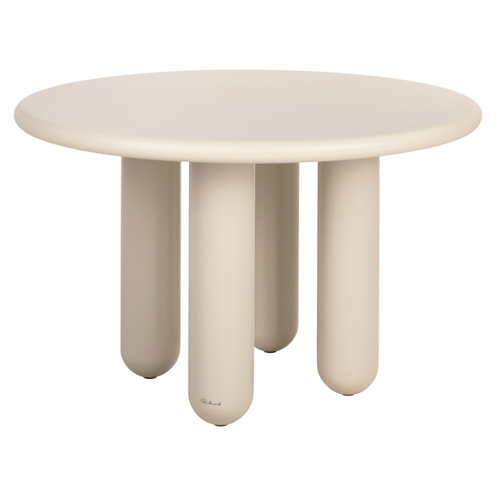 Masă de dining Calma 120Ø (bej), Dims: 75.0 x 120.0 x 120.0 cm [1]