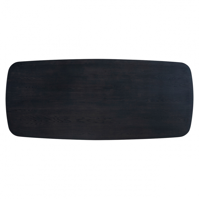 Masă de dining Cambon, 230 ovală (Cafea neagră), Dims: 76.0 x 230.0 x 100.0 cm [3]
