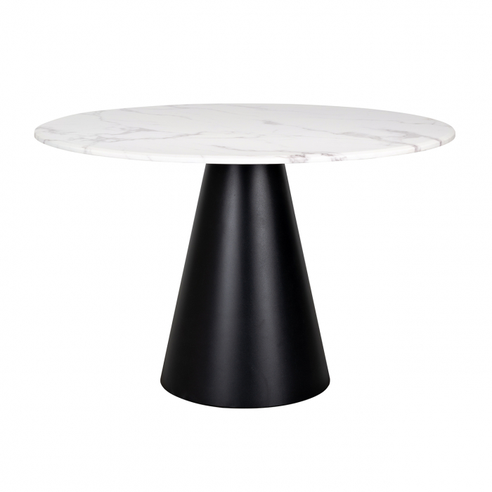 Dining table Degas 120O (White)