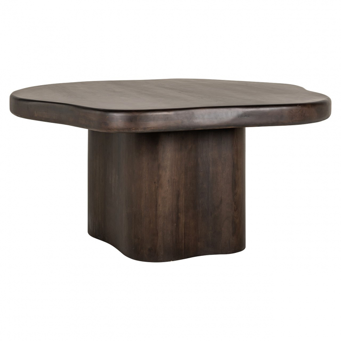 Masă de dining Sherman organică 151x151 (maro), Dims: 77.5 x 152.0 x 152.0 cm [1]