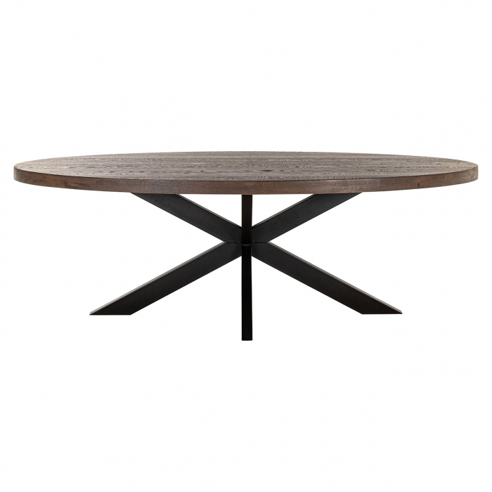 Masă de dining Watson maro 235 incl. picior negru (Maro închis), Dims: 76.0 x 235.0 x 110.0 cm [2]