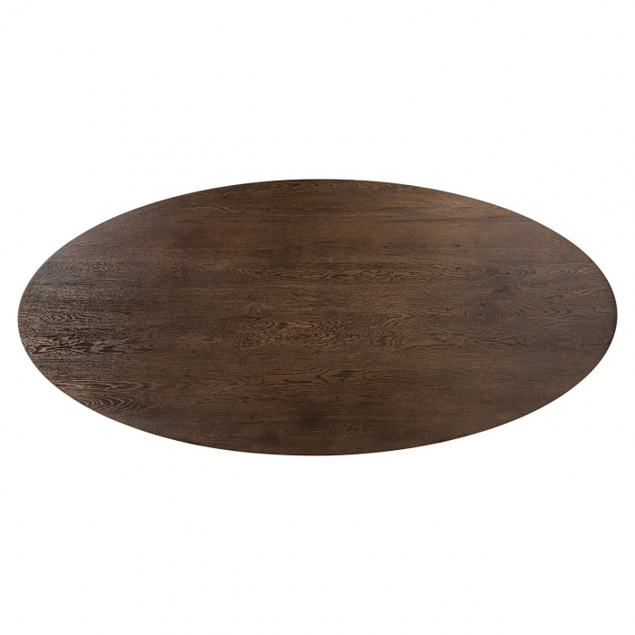 Masă de dining Watson maro 235 incl. picior negru (Maro închis), Dims: 76.0 x 235.0 x 110.0 cm [4]