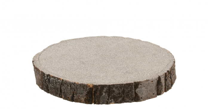 Disc Bark, Lemn, Maro, 16.5x16.5x2.5 cm