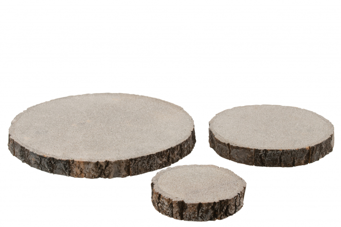 Disc Bark, Lemn, Maro, 25x25x2.5 cm [2]