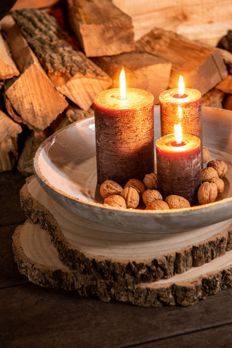 Disc lemn PAULOWNIA, Lemn, Natural, 40x34.5x3 cm [4]