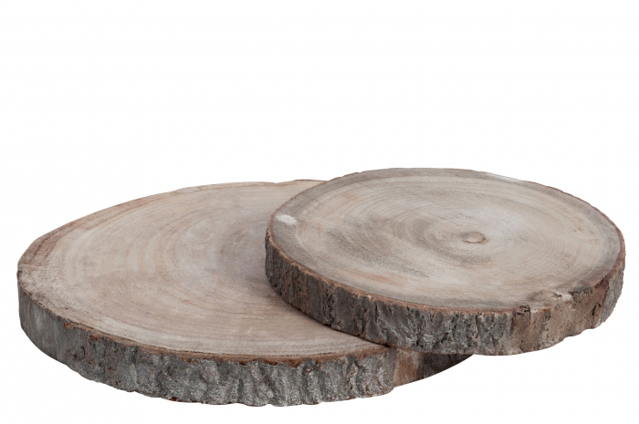 Disc Paulownia, Lemn, Gri, 25x25x3 cm [2]