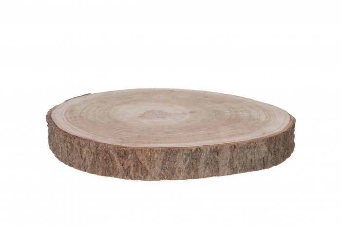 Disc Paulownia, Lemn, Natural, 25x25x3.5 cm