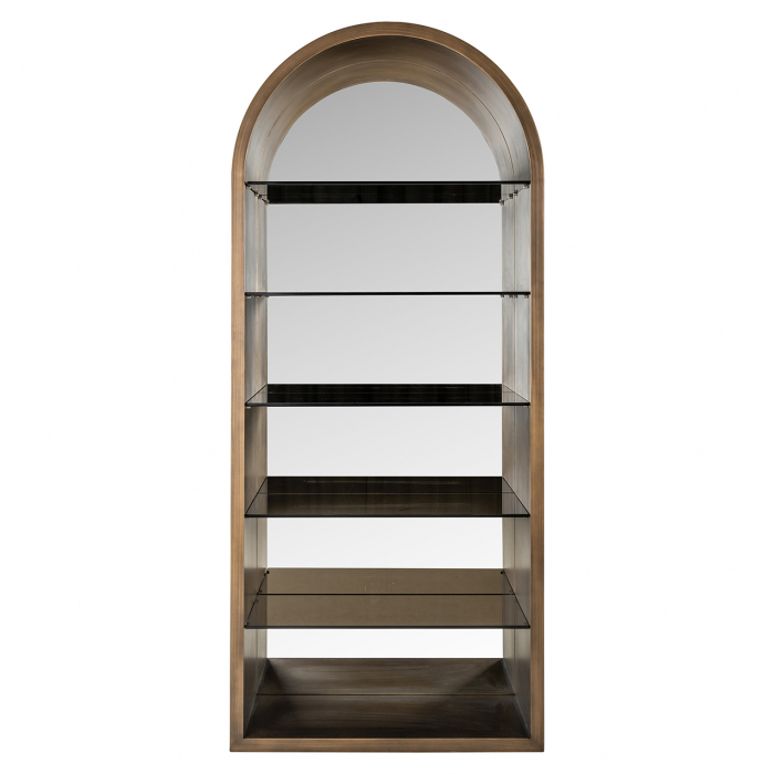 Bibliotecă Bowic (Auriu periat), Dims: 210.0 x 90.0 x 38.0 cm [2]