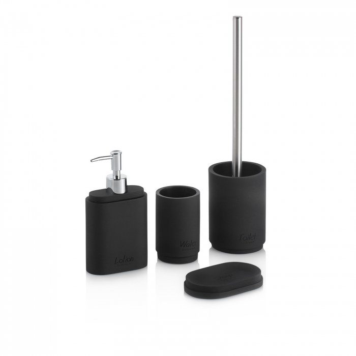 Dozator sapun PARAA, Rasina/Metal, Negru, 10x4.8x18 cm [2]