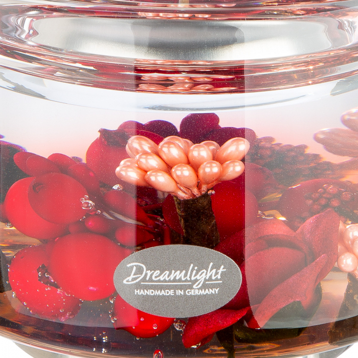 Dreamlight, Suport lumanare, Elora, Adele, Sticlă, roșu, PU 4, H. 8,5 cm, D. 11 cm [2]