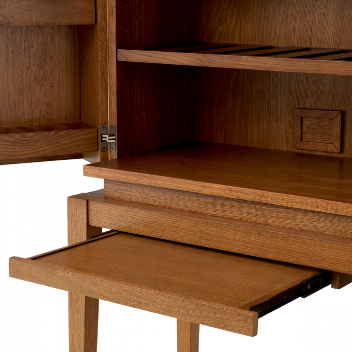Dulap bar, Borchard furnir stejar caramel, Dimensiuni: W. 81 | D. 55 | H. 167.5   [6]