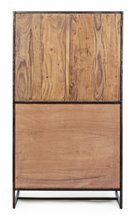 Dulap cu Bar Egon, Lemn, Natural, 90x45x167 [4]