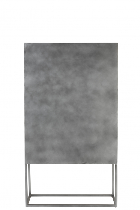 Dulap bar Shanil, Lemn/Metal, Maro/Negru, 90x40x160 cm [4]