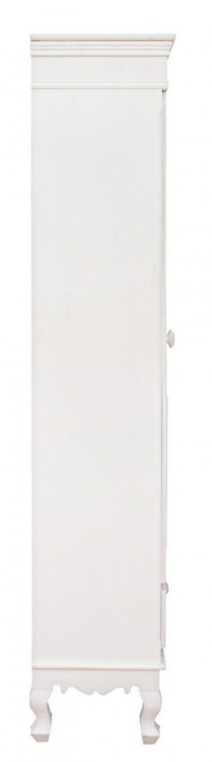 Dulap CLORINE, lemn, alb, 50x34x181cm [3]
