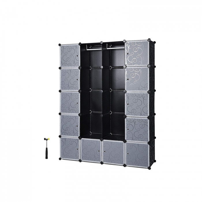 Dulap depozitare, Metal/plastic, 143x36x178cm [2]