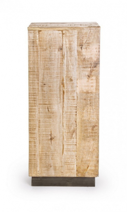 Dulap depozitare TUDOR, lemn, maro, 45x35x110cm [4]