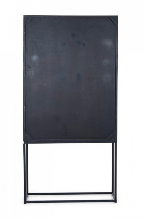 Dulap Janesh, Lemn, Negru, 90x35x180 [3]