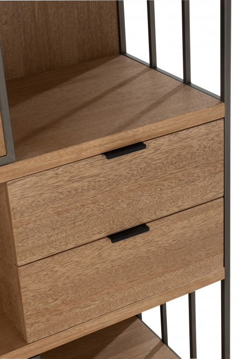 Dulap, Lemn, Natural, 90x40x120.5 cm [8]