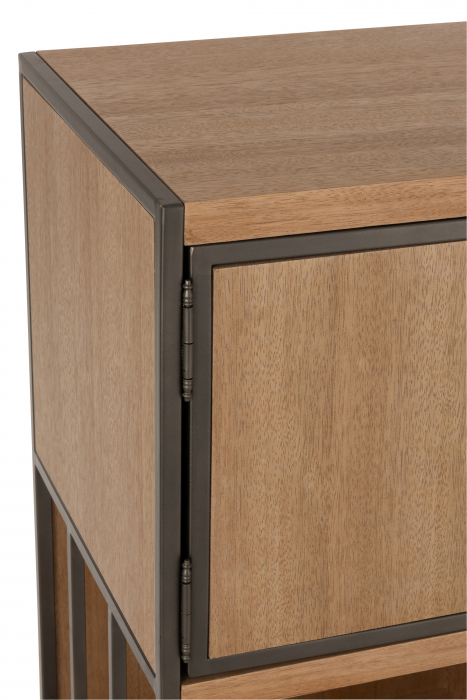 Dulap, Lemn, Natural, 90x40x120.5 cm [6]