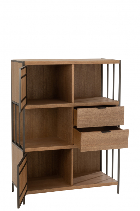 Dulap, Lemn, Natural, 90x40x120.5 cm [11]