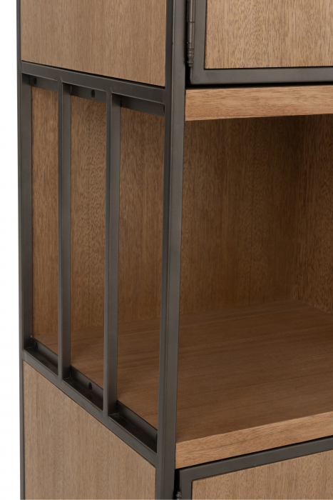 Dulap, Lemn, Natural, 90x40x120.5 cm [7]