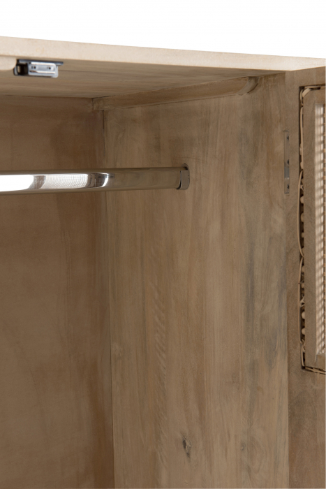 Dulap, Lemn, Negru, 115x45x175.5 cm [10]