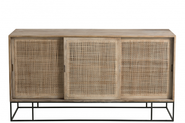 Dulap, Lemn, Negru, 160.5x45x85.5 cm [2]