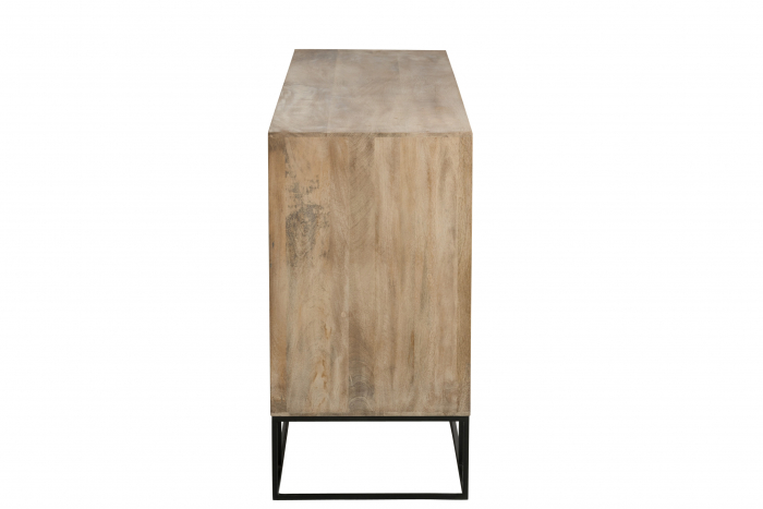 Dulap, Lemn, Negru, 160.5x45x85.5 cm [3]