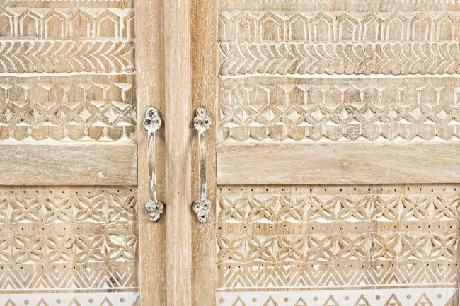 Dulap Mayra, Lemn, Alb, 79x40x112 [4]