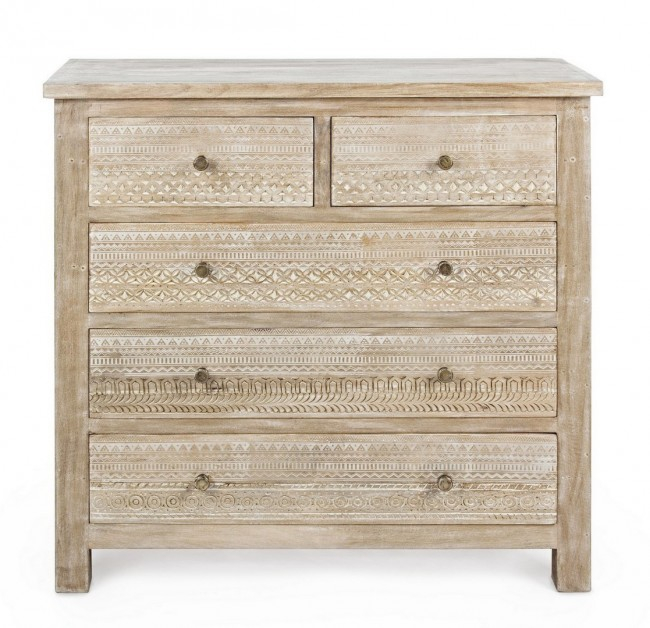 Dulap Mayra, Lemn, Alb, 93x40x90 [3]