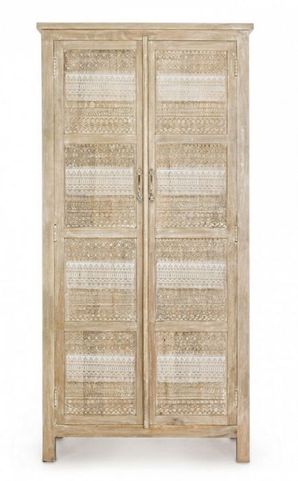 Dulap Mayra, Lemn, Natural, 88x40x178 [3]