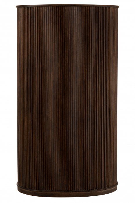Bufet bar lemn mango, Lemn, Maro, 90x55x164 [4]