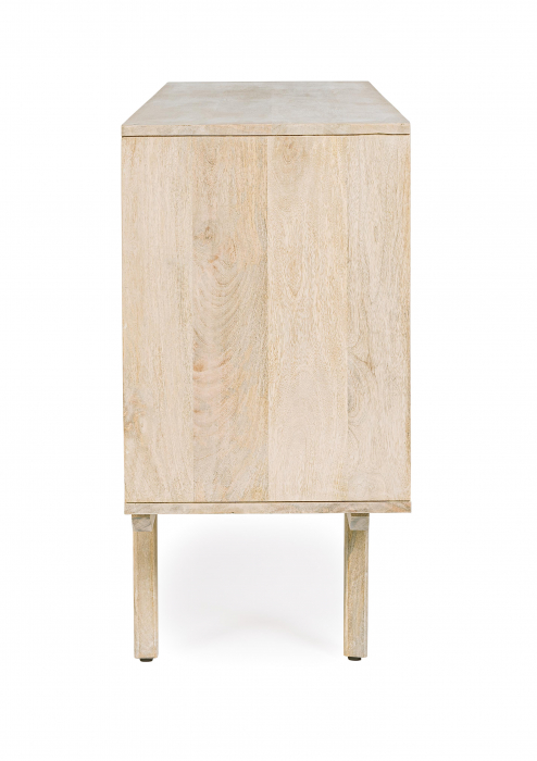 Bufet Sahana, Lemn/MDF, Crem, 155x40x80 cm  (gold) [3]