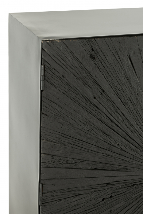 Dulap Shanil Lemn/Metal, Negru [8]