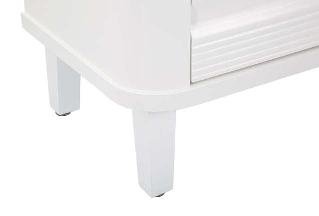 Dulap Shine, Lemn/MDF/Metal, Alb, 84x81x40 cm [8]