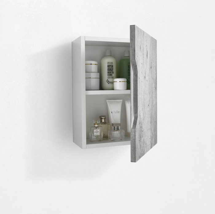 Dulap suspendat BELSK, MDF/Melamina, Gri, 35x18x47.5 cm [3]