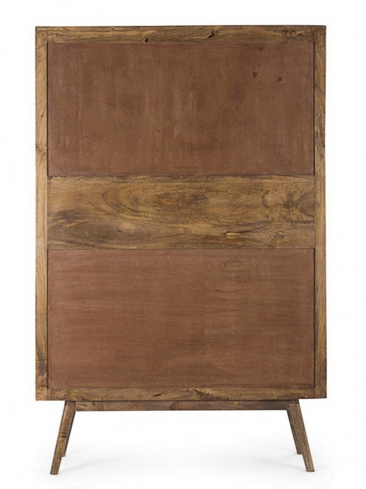 Dulap Sylvester, Lemn, Natural, 104x40x158 [4]
