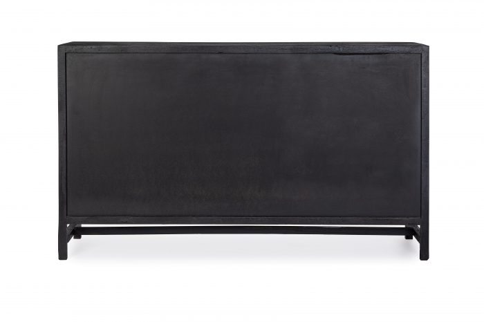 Dulap Weston, Lemn, Negru, 150x40x90 cm (gold) [4]