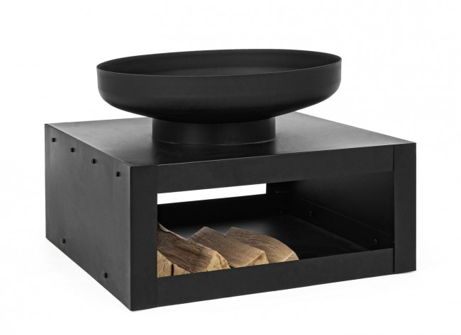 EFESTO SUPORT DE FACUT FOCUL NEGRU W-BUSTE SUPORT 70X38 [2]