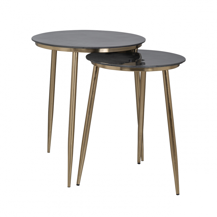 Side table Finley set of 2 (Gold)