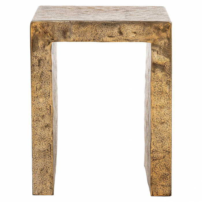 Masuta de colt, Novan (Auriu), Dims: 50.5 x 40.5 x 29.0 cm [2]