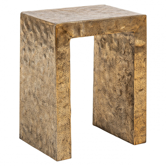 Masuta de colt, Novan (Auriu), Dims: 50.5 x 40.5 x 29.0 cm [1]