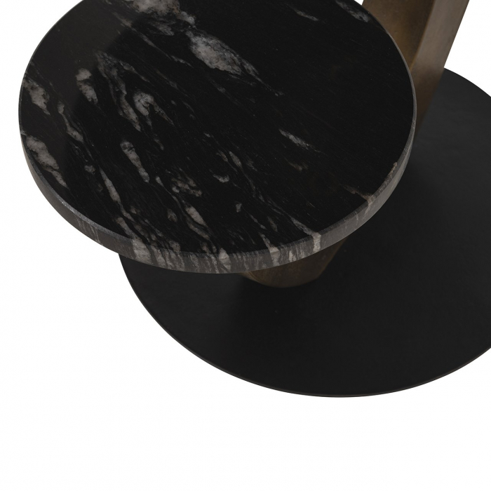 Masuta de colt,, Tibby (Negru), Dims: 57.5 x 58.0 x 50.0 cm [4]