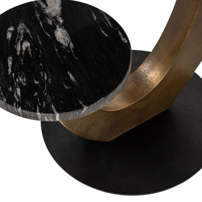 Masuta de colt,, Tibby (Negru), Dims: 57.5 x 58.0 x 50.0 cm [5]
