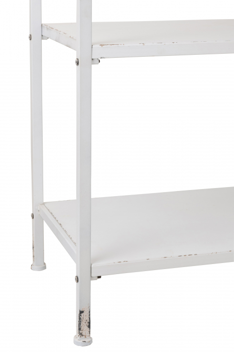 Etajera cu 1 sertar Drawer, Metal, Alb, 54x38x140 cm [5]