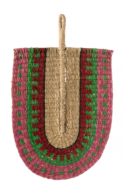 Evantai , Fibre naturale, Roz, 48x30x2 [3]
