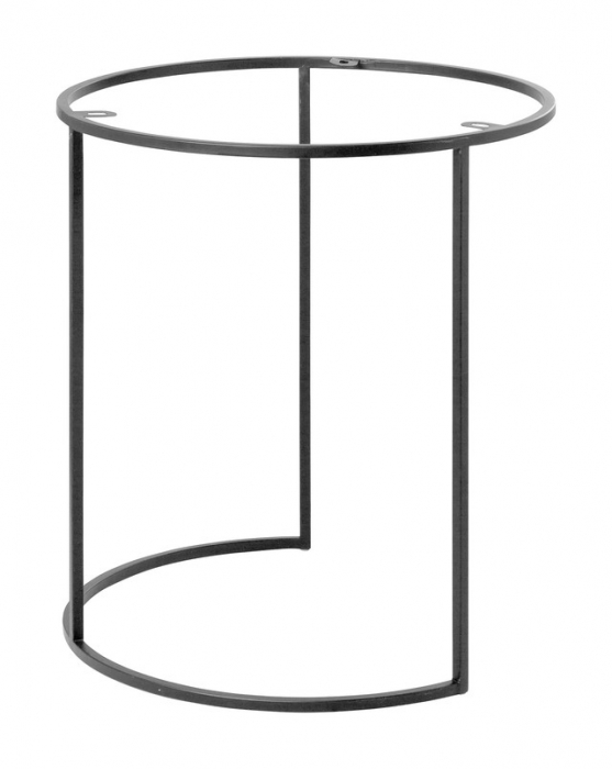 EZ-PERON, Baza set 2, vopsit cu pulbere neagră, h. 56 cm, d. 50,6 cm [2]