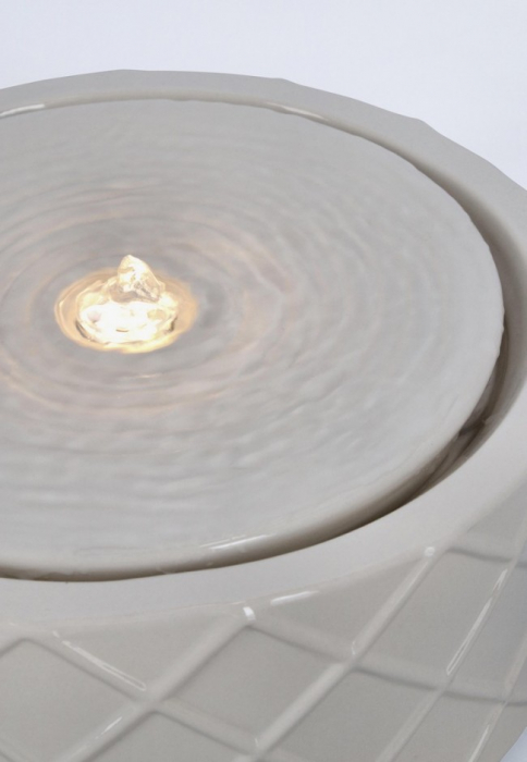 Fantana Rosy Ivoar D33X14,5H cu Led [4]
